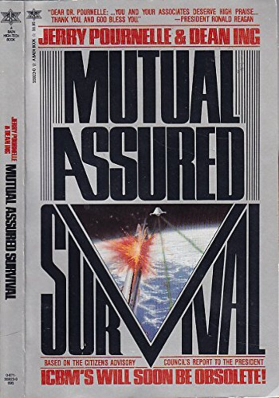 Book cover for "Mutual Assured Survival" by Jerry Pournelle