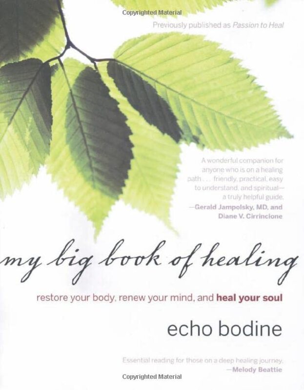 Book cover for "My Big Book of Healing: Restore Your Body, Renew Your Mind, and Heal Your Soul" by Echo Bodine