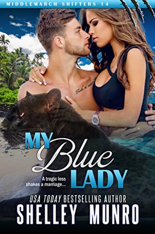 Book cover for "My Blue Lady" by Shelley Munro