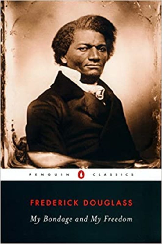 Book cover for "My Bondage and My Freedom" by Frederick Douglass