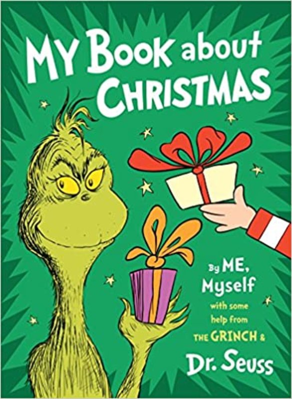 Book cover for "My Book About Christmas" by Dr. Seuss