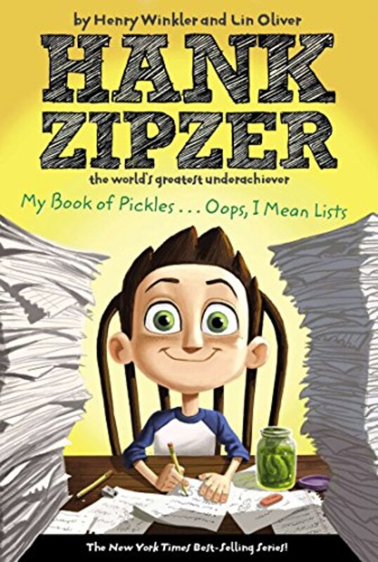 Book cover for "My Book of Pickles... Oops, I Mean Lists" by Henry Winkler