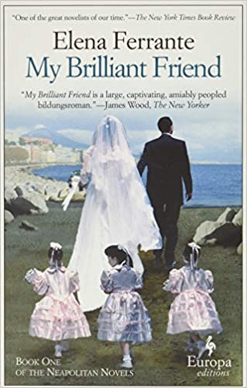 Book cover for "My Brilliant Friend" by Elena Ferrante