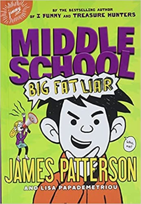 Book cover for "My Brother Is a Big, Fat Liar" by James Patterson