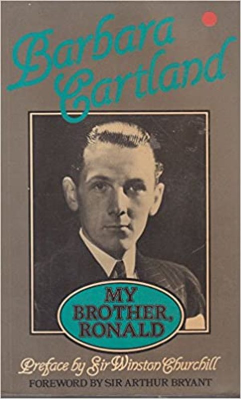 Book cover for "My Brother Ronald" by Barbara Cartland