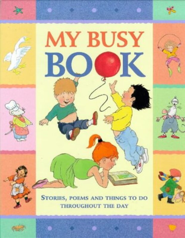 Book cover for "My Busy Book" by Chris Riddell