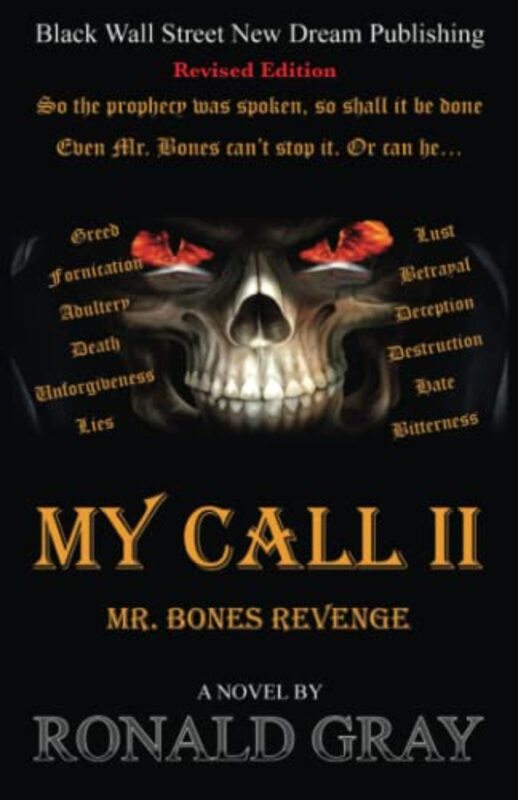 Book cover for "My Call II: Mr. Bones Revenge" by Ronald Gray