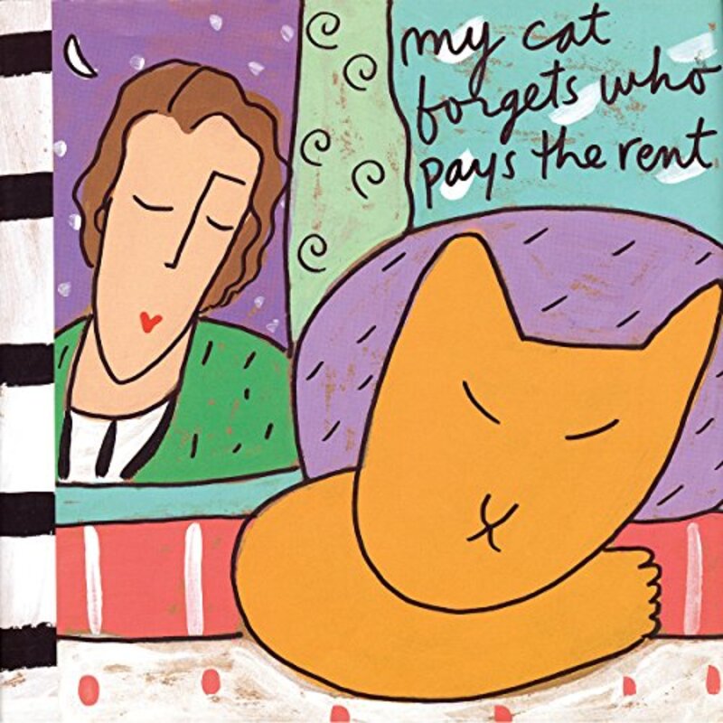 Book cover for "My Cat Forgets Who Pays the Rent" by Sandra Magsamen
