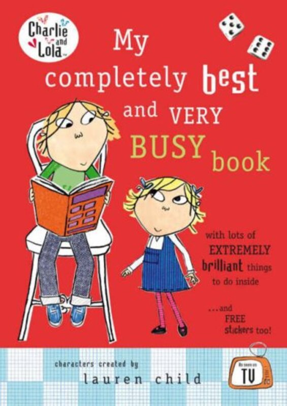 Book cover for "My Completely Best And Very Busy Book" by Lauren Child