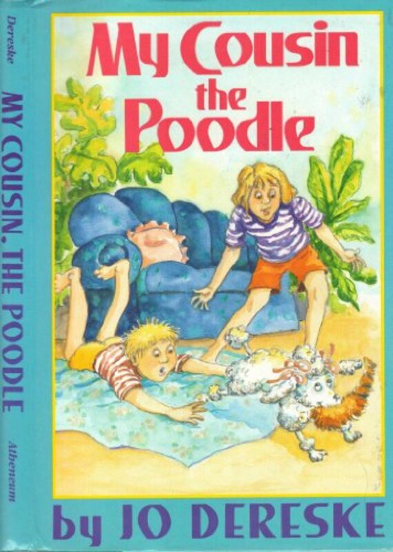 Book cover for "My Cousin, the Poodle" by Jo Dereske