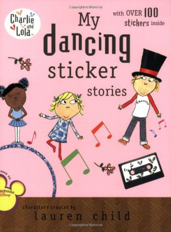 Book cover for "My Dancing Sticker Stories" by Lauren Child