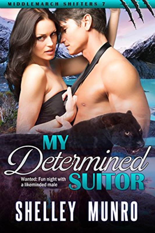 Book cover for "My Determined Suitor" by Shelley Munro