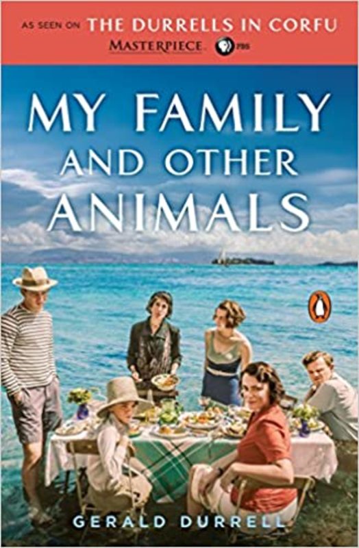 Book cover for "My Family and Other Animals" by Gerald Durrell