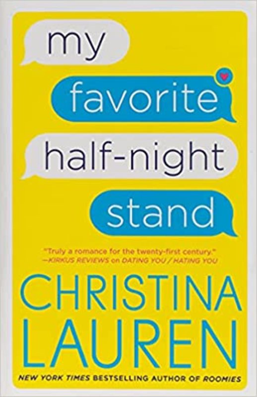 Book cover for "My Favorite Half-Night Stand" by Christina Lauren