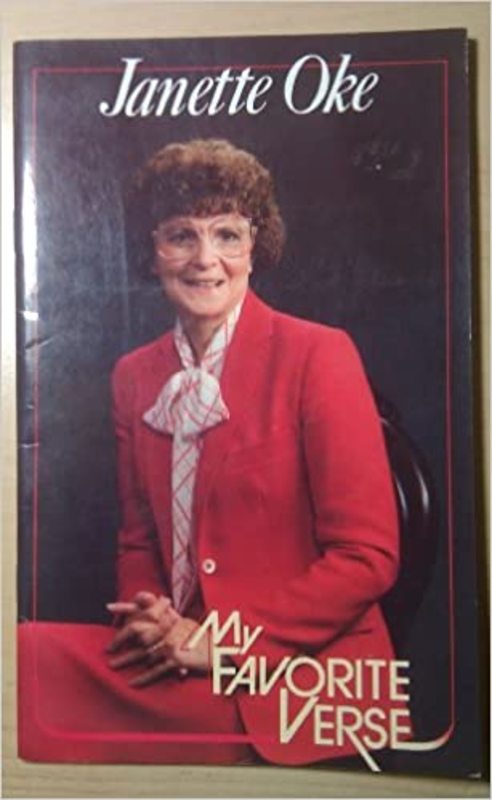 Book cover for "My Favorite Verse" by Janette Oke
