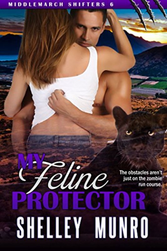 Book cover for "My Feline Protector" by Shelley Munro