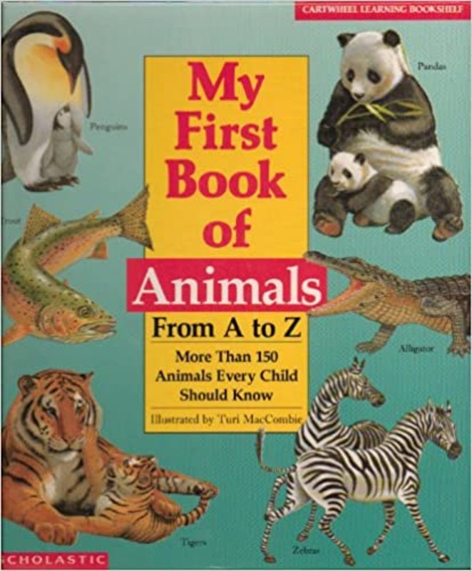 Book cover for "My First Book of Animals From A to Z" by Isaac Asimov