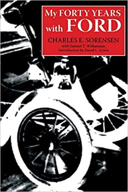 Book cover for "My Forty Years with Ford" by Charles E Sorensen