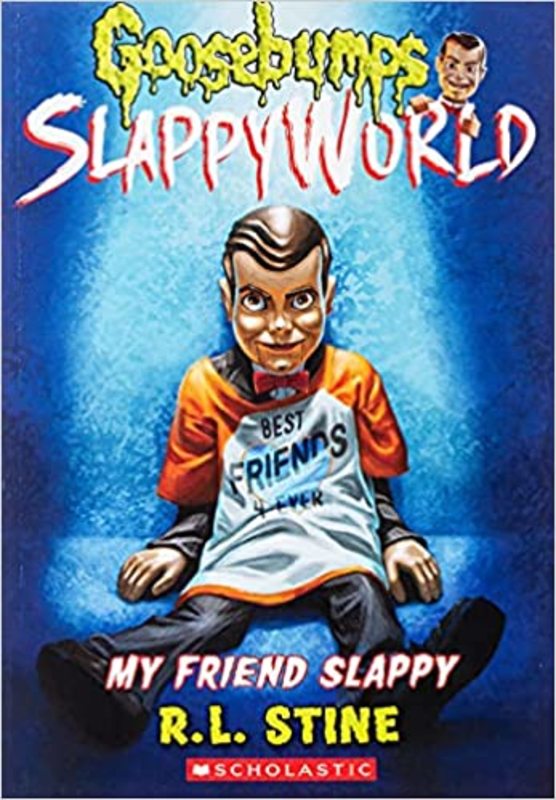 Book cover for "My Friend Slappy" by R.L. Stine
