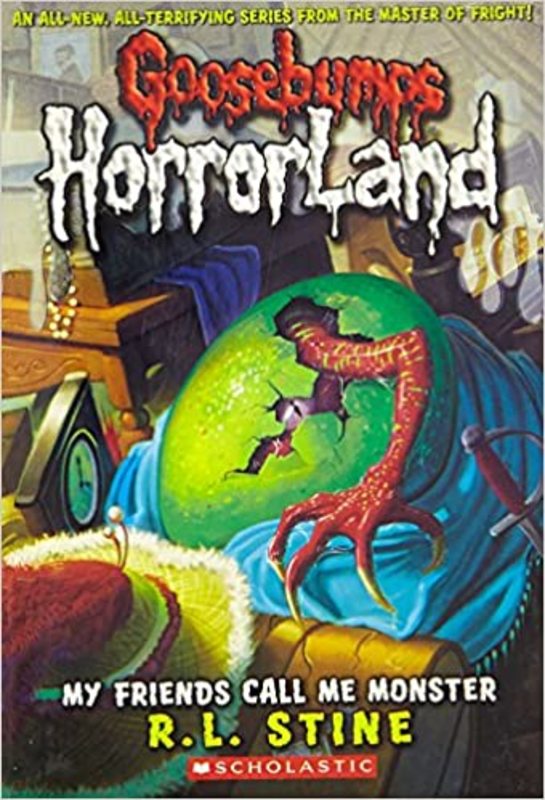 Book cover for "My Friends Call Me Monster" by R.L. Stine