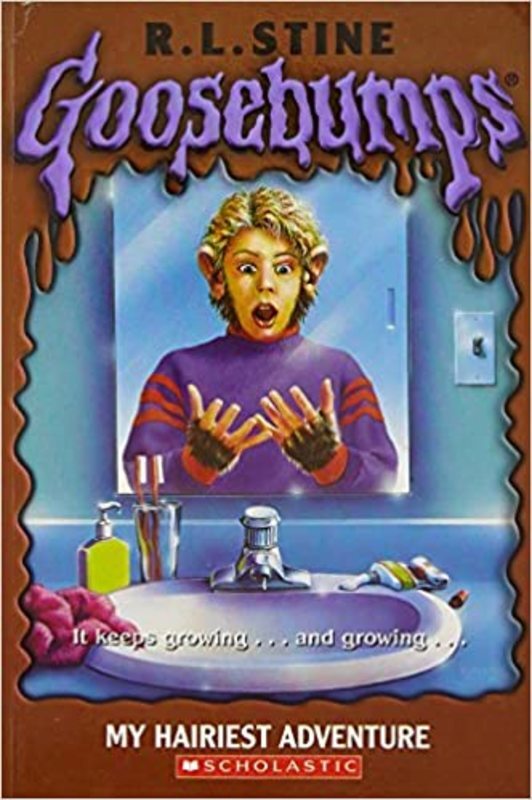 Book cover for "My Hairiest Adventure" by R.L. Stine