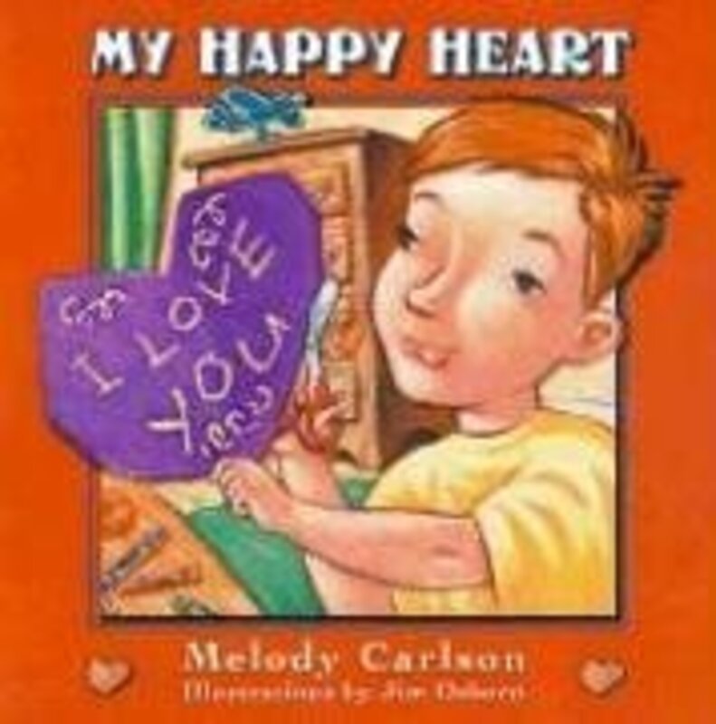 Book cover for "My Happy Heart" by Melody Carlson