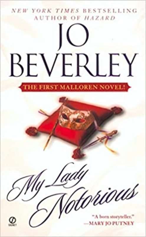 Book cover for "My Lady Notorious" by Jo Beverley
