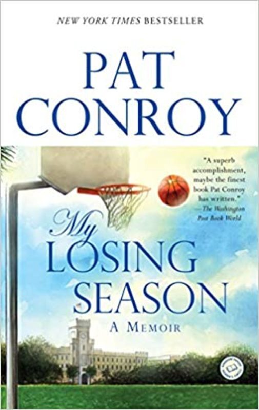 Book cover for "My Losing Season" by Pat Conroy