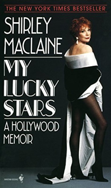 Book cover for "My Lucky Stars" by Shirley MacLaine