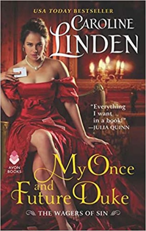 Book cover for "My Once and Future Duke" by Caroline Linden