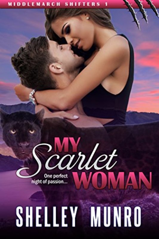 Book cover for "My Scarlet Woman" by Shelley Munro