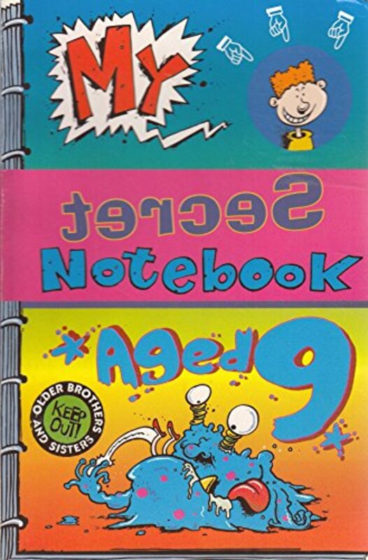 Book cover for "My Secret Notebook: Aged 9" by Gyles Brandreth