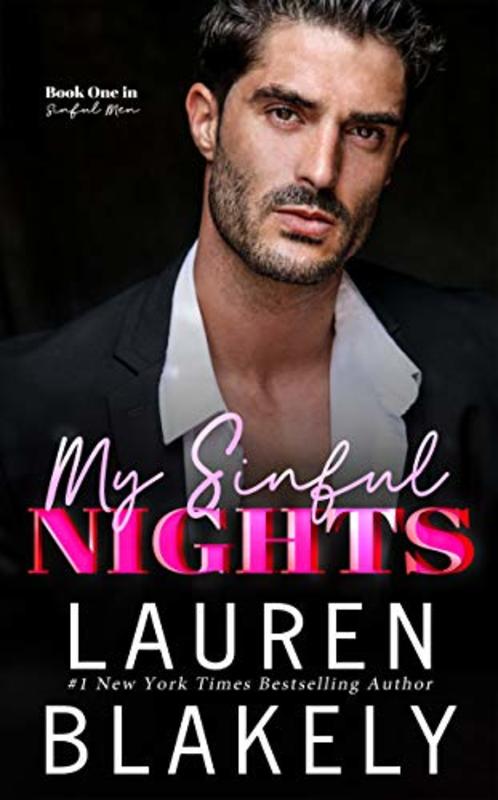Book cover for "My Sinful Nights" by Lauren Blakely