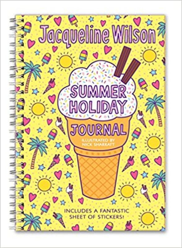 Book cover for "My Summer Holiday Journal" by Jacqueline Wilson