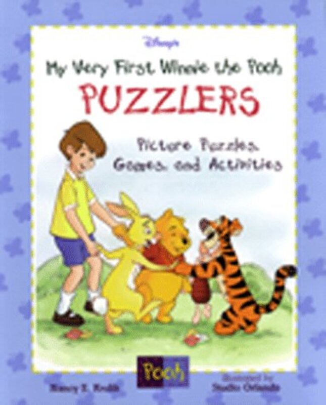 Book cover for "My Very First Winnie the Pooh Puzzlers" by Nancy Krulik