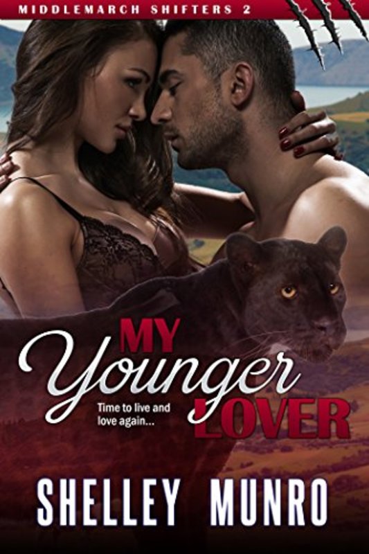 Book cover for "My Younger Lover" by Shelley Munro