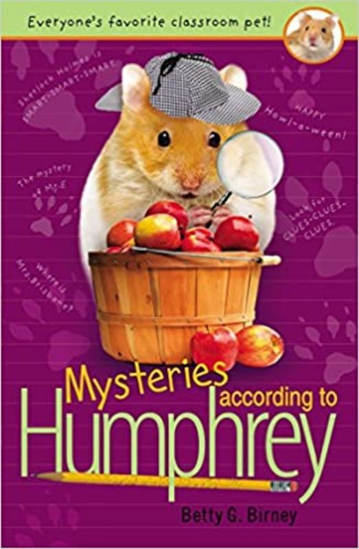 Book cover for "Mysteries According to Humphrey" by Betty G. Birney