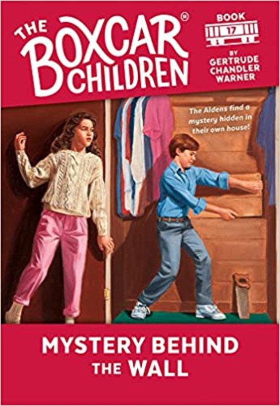Book cover for "Mystery Behind the Wall" by Gertrude Chandler Warner