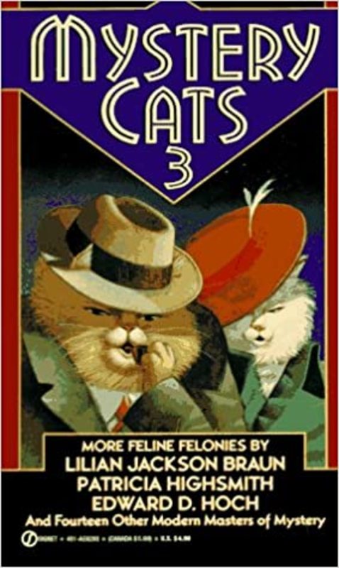 Book cover for "Mystery Cats 3" by Lilian Jackson Braun