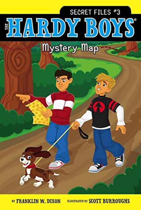 Book cover for "Mystery Map" by Franklin W Dixon