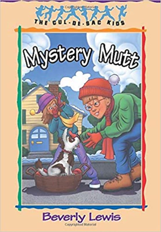 Book cover for "Mystery Mutt" by Beverly Lewis