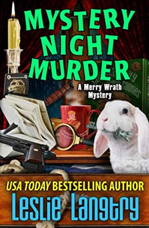 Book cover for "Mystery Night Murder" by Leslie Langtry