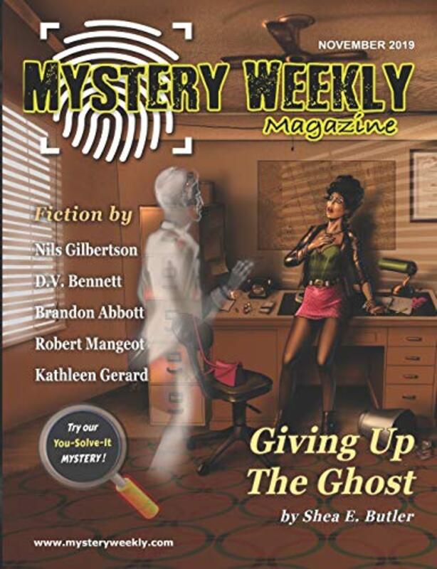 Book cover for "Mystery Weekly Magazine: November 2019" by Robert Mangeot