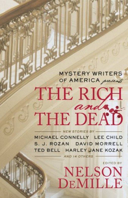 Book cover for "Mystery Writers of America Presents The Rich and the Dead" by Nelson DeMille