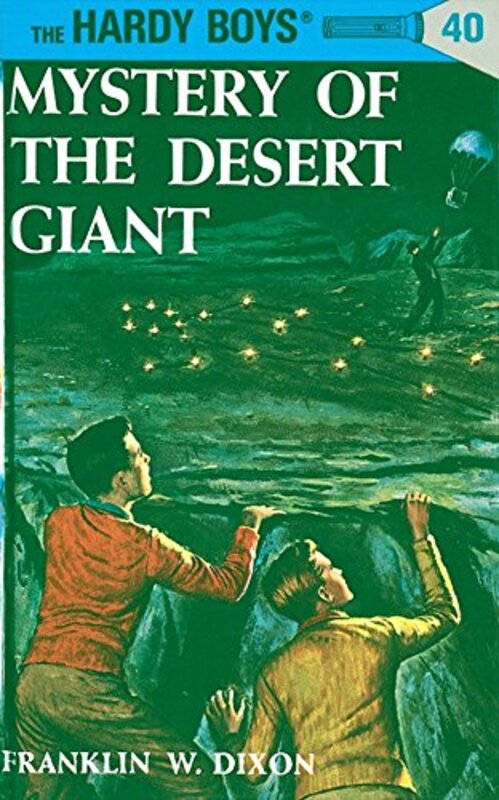 Book cover for "Mystery of the Desert Giant" by Franklin W Dixon
