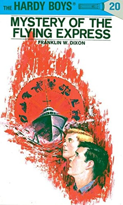 Book cover for "Mystery of the Flying Express" by Franklin W Dixon