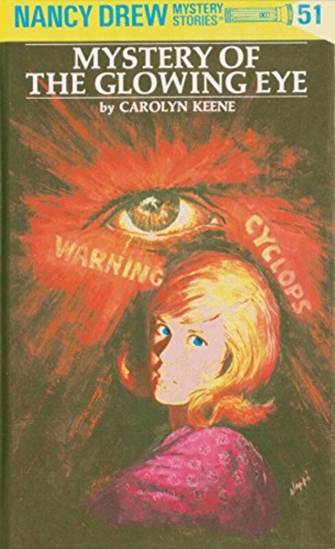 Book cover for "Mystery of the Glowing Eye" by Mildred A Wirt