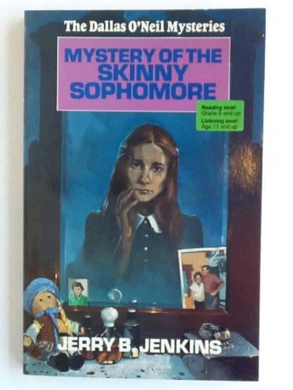 Book cover for "Mystery of the Skinny Sophomore" by Jerry B Jenkins