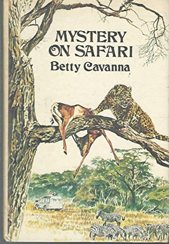 Book cover for "Mystery on Safari" by Betsy Allen