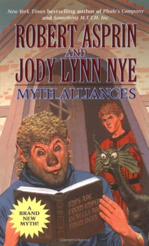 Book cover for "Myth Alliances" by Robert Asprin